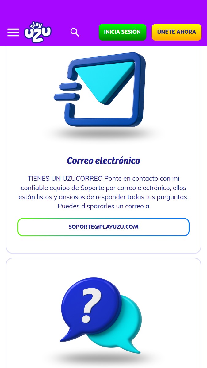 Soporte de atención PlayUZU