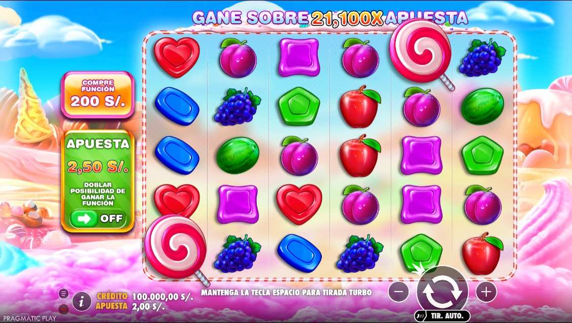 Jugar a la tragaperra online Sweet Bonanza