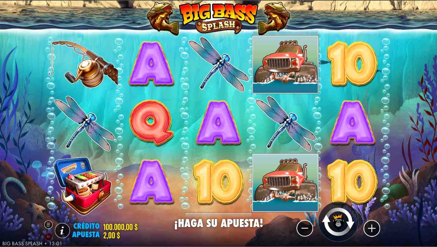 Tragamoneda Big Bass Splash RTP